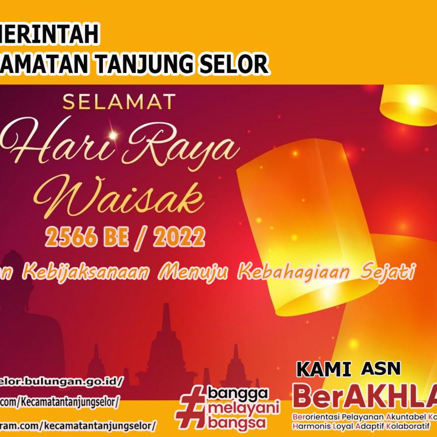 Selamat Memperingati Hari Waisak 2566