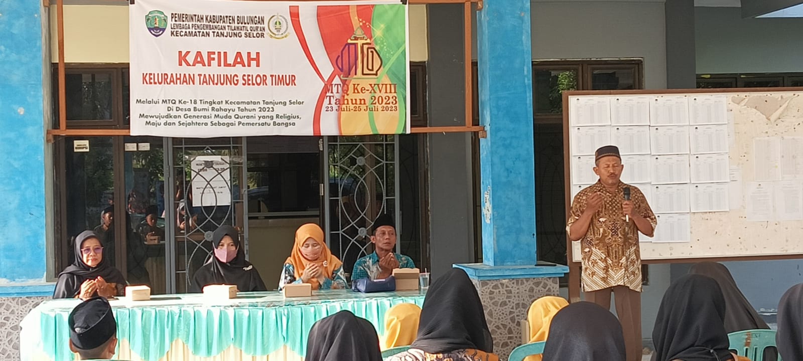 PELEPASAN KAFILAH KELURAHAN TANJUNG SELOR TIMUR MTQ KE-18 TINGKAT KECAMATAN TAHUN 2023