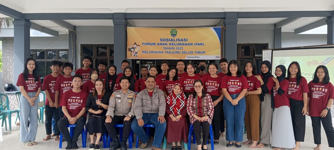 SOSIALISASI FORUM ANAK KELURAHAN (FAK) KELURAHAN TANJUNG SELOR TAHUN 2023